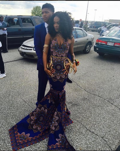 Teen Stuns in African Print Prom Dress, Proves Teacher Who Deemed the Print ‘Inapproriate’ Wrong